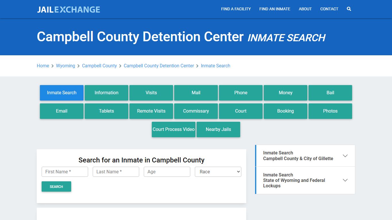 Campbell County Detention Center Inmate Search - Jail Exchange